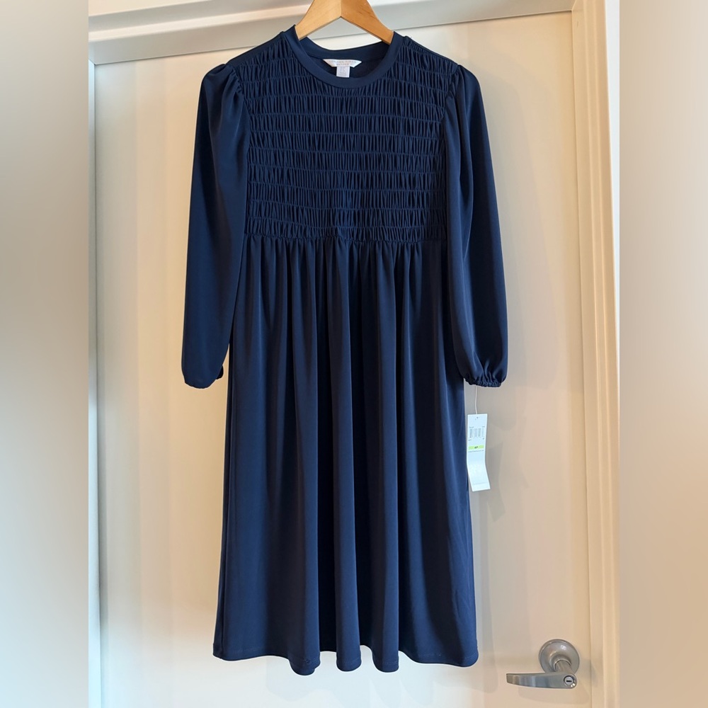 London Times Deep Blue Women’s Size 4 Petite Dress from Dillard’s